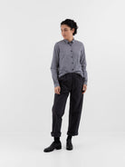 Bergfabel Silvy Pant in Grey Stripe - BERGFABEL at Worthwhile - shop PANT