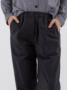 Bergfabel Silvy Pant in Grey Stripe - BERGFABEL at Worthwhile - shop PANT