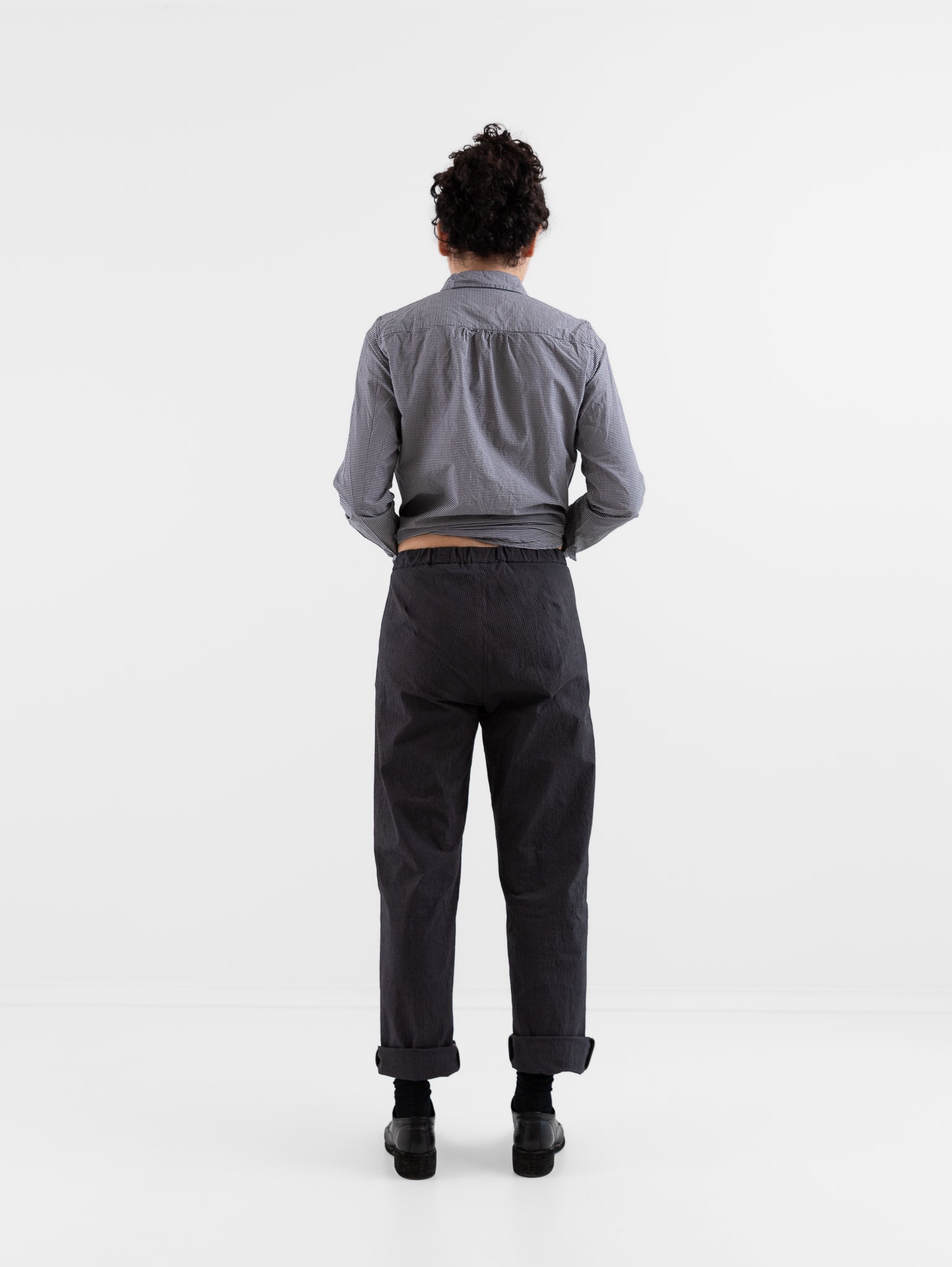Bergfabel Silvy Pant in Grey Stripe - BERGFABEL at Worthwhile - shop PANT