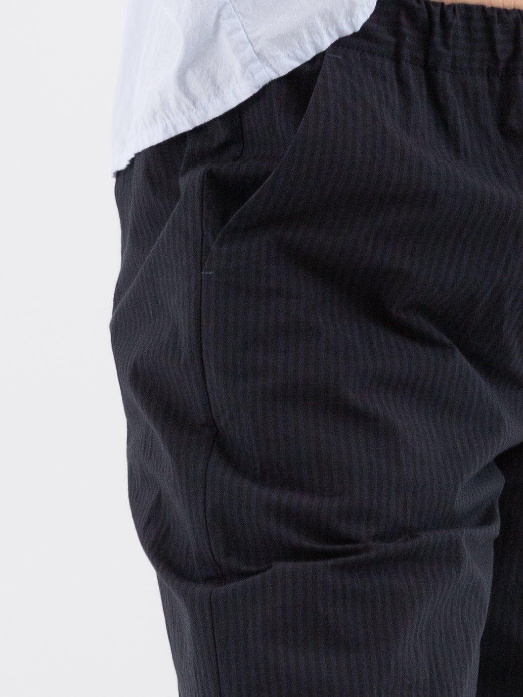 Bergfabel Silvy Pants in Black & Navy Stripe - BERGFABEL at Worthwhile - shop PANT