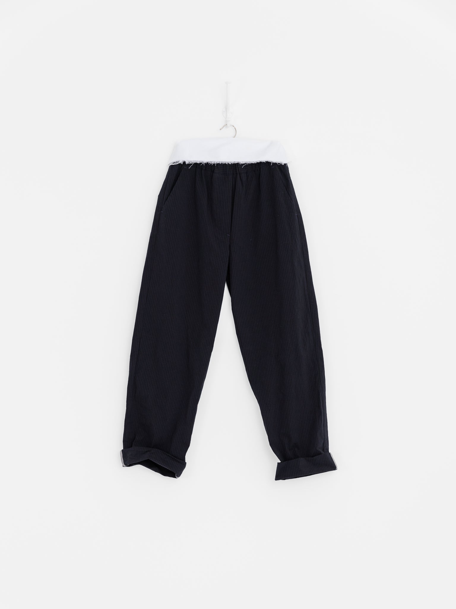 Bergfabel Silvy Pants in Black & Navy Stripe - BERGFABEL at Worthwhile - shop PANT