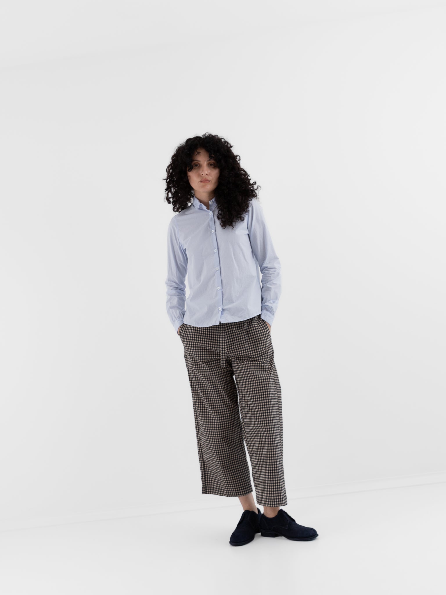 Bergfabel Tyrol Shirt in Azur - BERGFABEL at Worthwhile - shop TOP