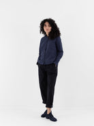 Bergfabel Tyrol Shirt in Blue Stripe - BERGFABEL at Worthwhile - shop TOP