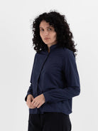 Bergfabel Tyrol Shirt in Blue Stripe - BERGFABEL at Worthwhile - shop TOP