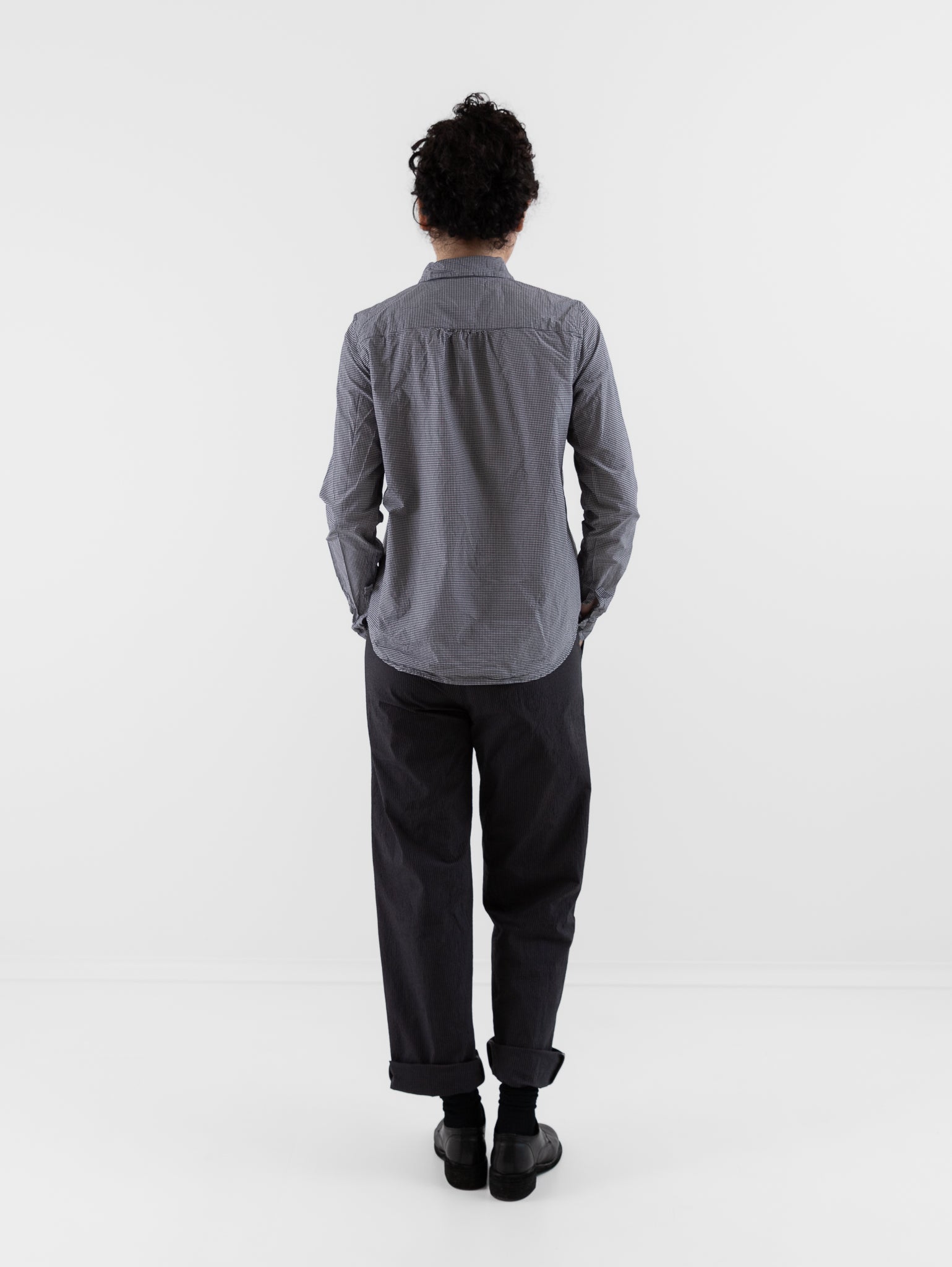 Bergfabel Tyrol Shirt in Micro Check - BERGFABEL at Worthwhile - shop TOP