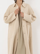 Boboutic Overcoat, Cream/Natural - Worthwhile, Inc.