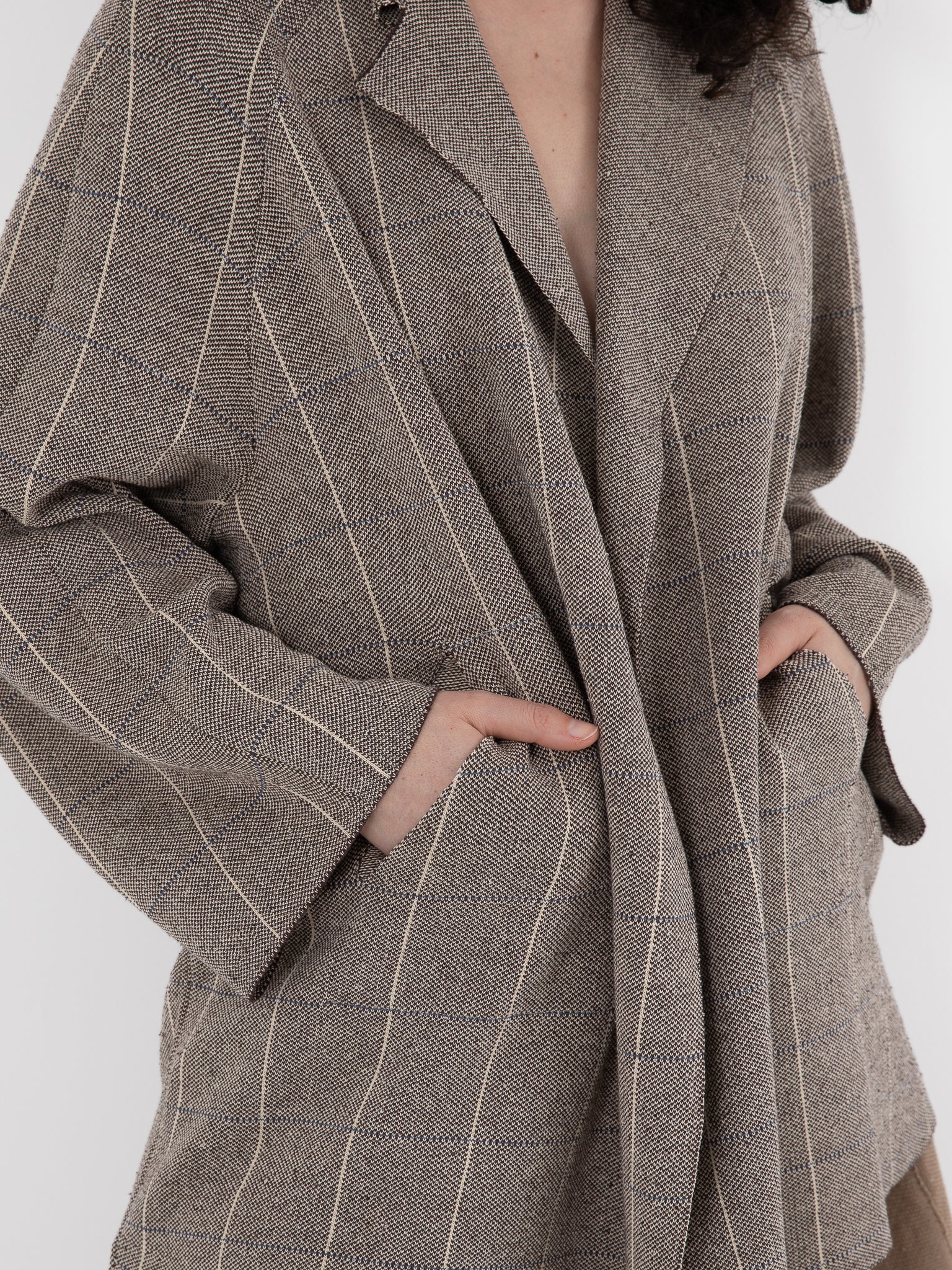 Boboutic Writing Duster Coat in Light Tweed - BOBOUTIC at Worthwhile - shop COAT