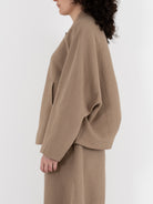 Boboutic Choosing Shirt Jacket in Warm Taupe - BOBOUTIC at Worthwhile - shop JACKET