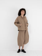 Boboutic Choosing Shirt Jacket in Warm Taupe - BOBOUTIC at Worthwhile - shop JACKET