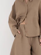 Boboutic Choosing Skirt Pants in Warm Taupe - BOBOUTIC at Worthwhile - shop PANT