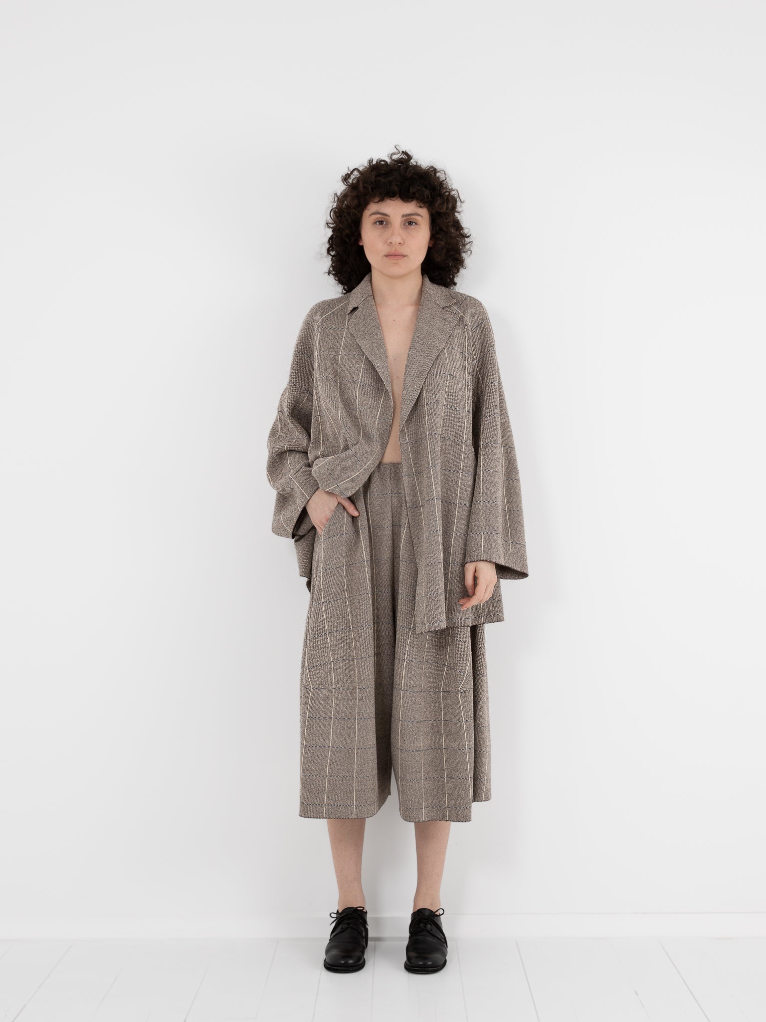 Boboutic Writing Skirt Pants in Light Tweed - BOBOUTIC at Worthwhile - shop PANT