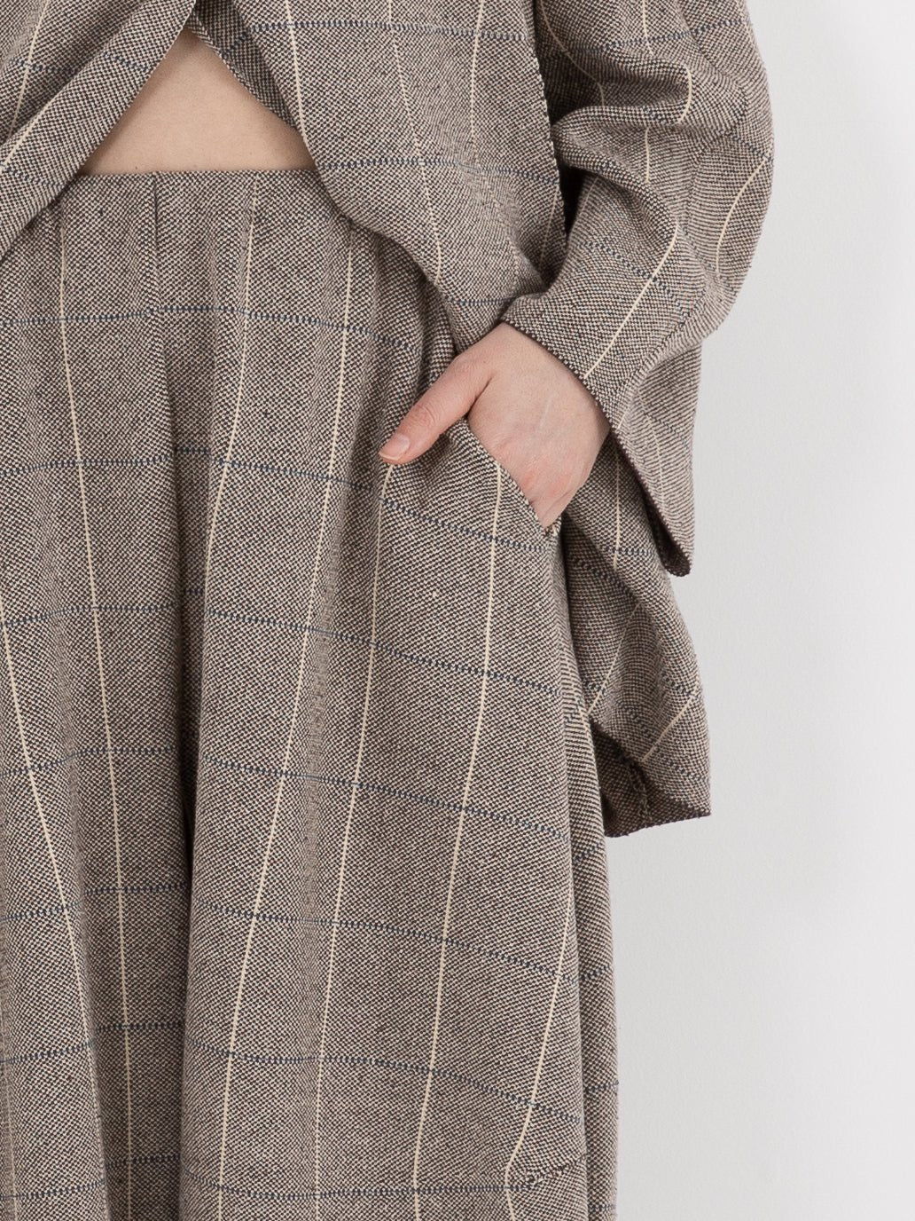 Boboutic Writing Skirt Pants in Light Tweed - BOBOUTIC at Worthwhile - shop PANT