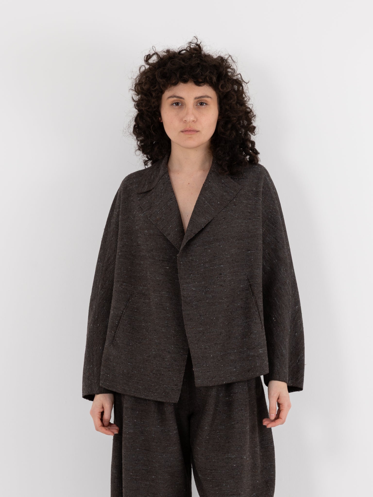 Boboutic Dressing Over Jacket in Gray Blue - BOBOUTIC at Worthwhile - shop JACKET