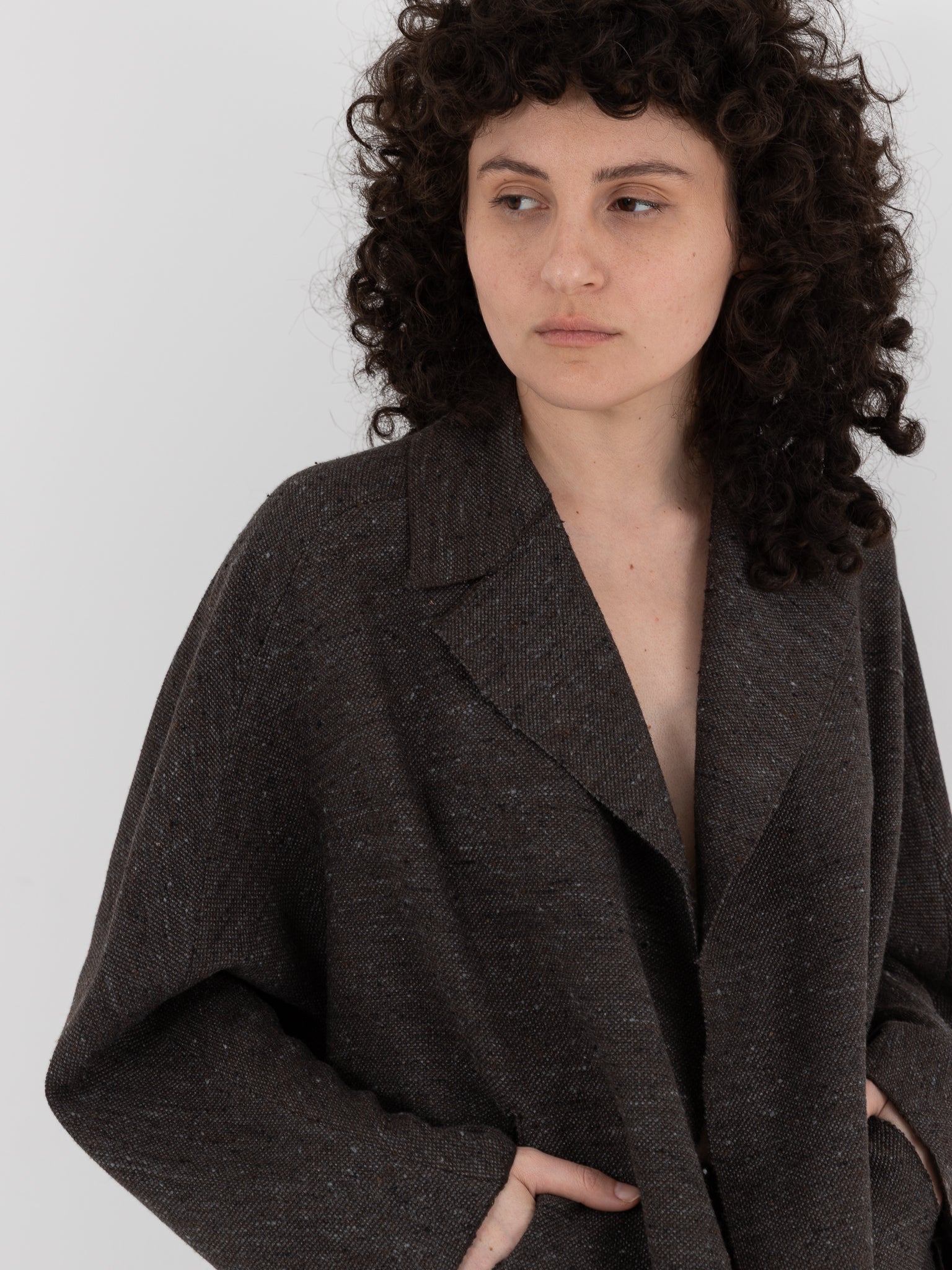 Boboutic Dressing Over Jacket in Gray Blue - BOBOUTIC at Worthwhile - shop JACKET