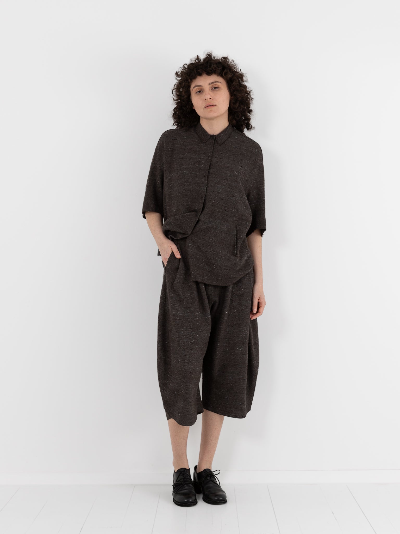 Boboutic Dressing Short Trousers in Gray Blue - BOBOUTIC at Worthwhile - shop PANT