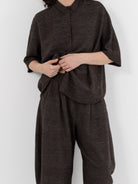 Boboutic Dressing Short Trousers in Gray Blue - BOBOUTIC at Worthwhile - shop PANT