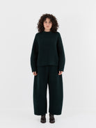 Boboutic Double Time Sweater in Dark Green - BOBOUTIC at Worthwhile - shop SWEATER