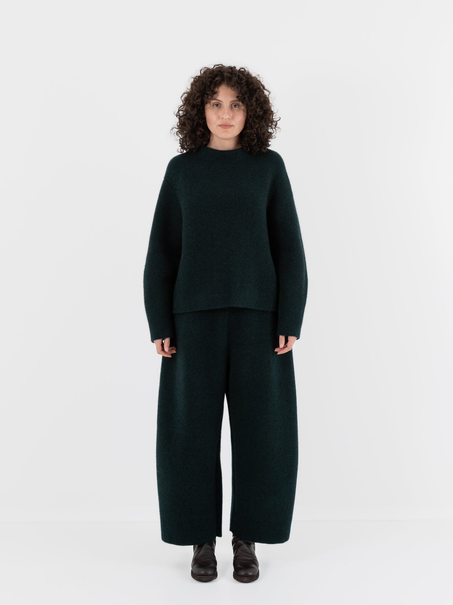 Boboutic Double Time Sweater in Dark Green - BOBOUTIC at Worthwhile - shop SWEATER