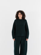 Boboutic Double Time Sweater in Dark Green - BOBOUTIC at Worthwhile - shop SWEATER