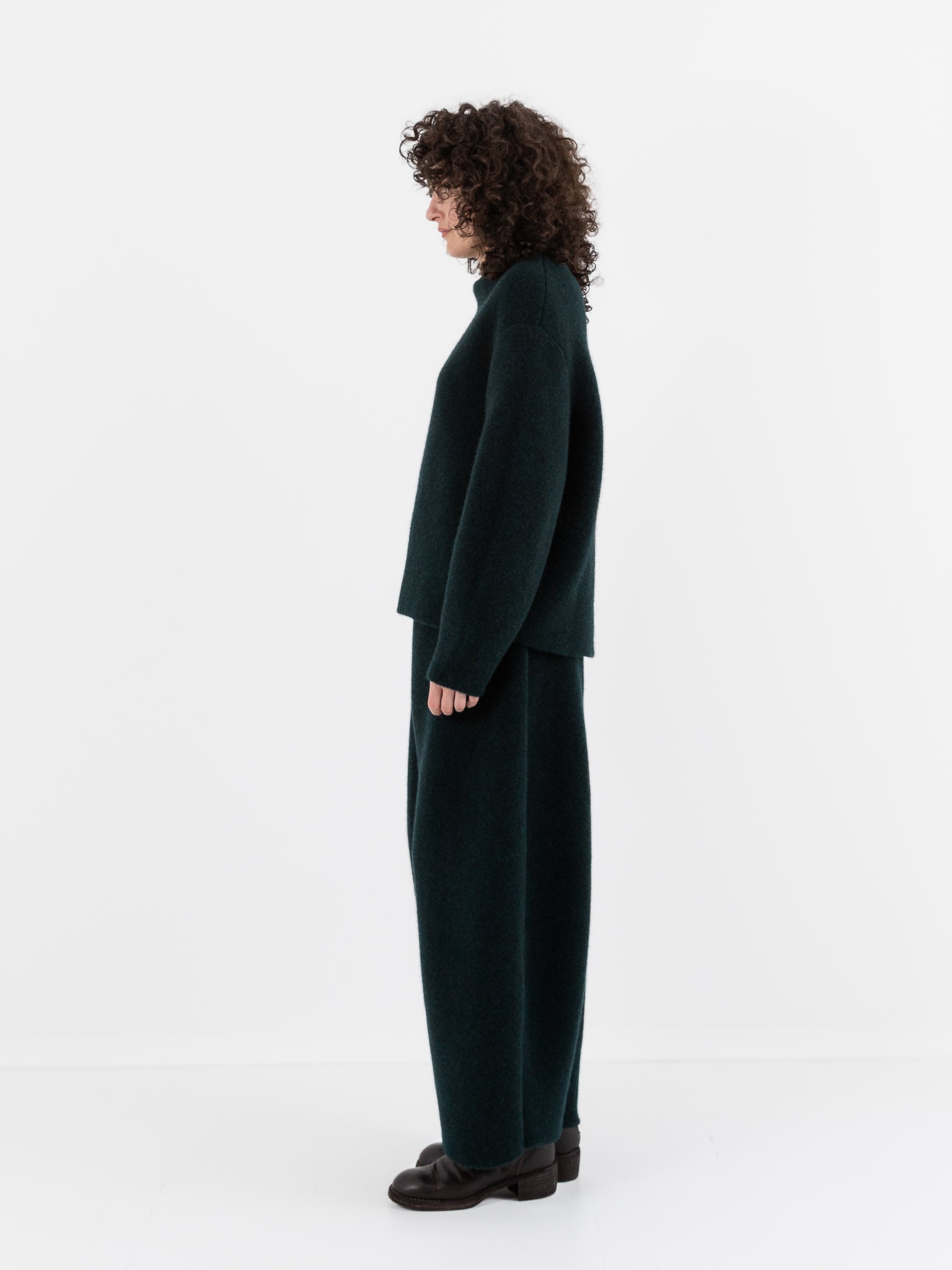 Boboutic Double Time Sweater in Dark Green - BOBOUTIC at Worthwhile - shop SWEATER