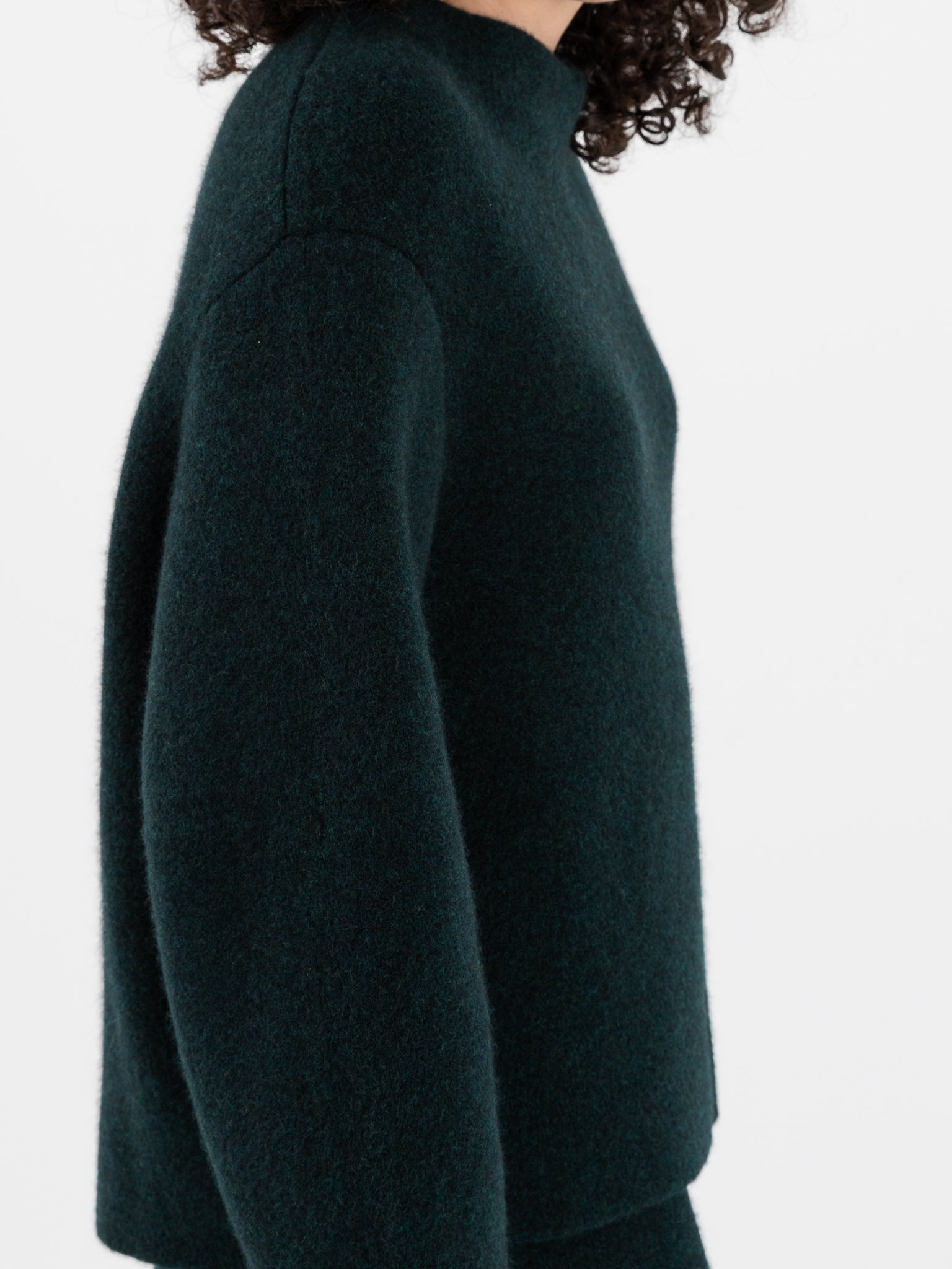 Boboutic Double Time Sweater in Dark Green - BOBOUTIC at Worthwhile - shop SWEATER