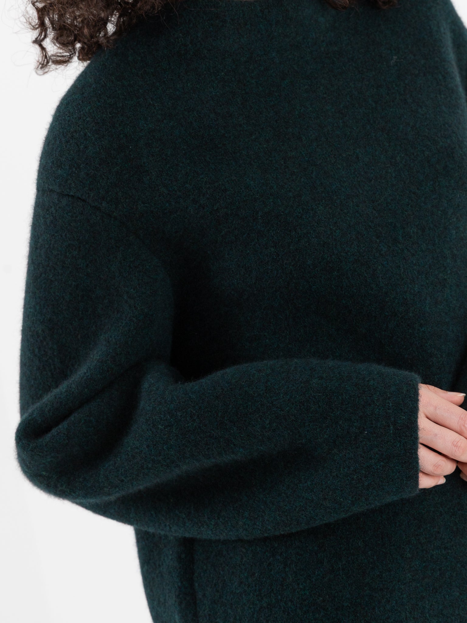 Boboutic Double Time Sweater in Dark Green - BOBOUTIC at Worthwhile - shop SWEATER