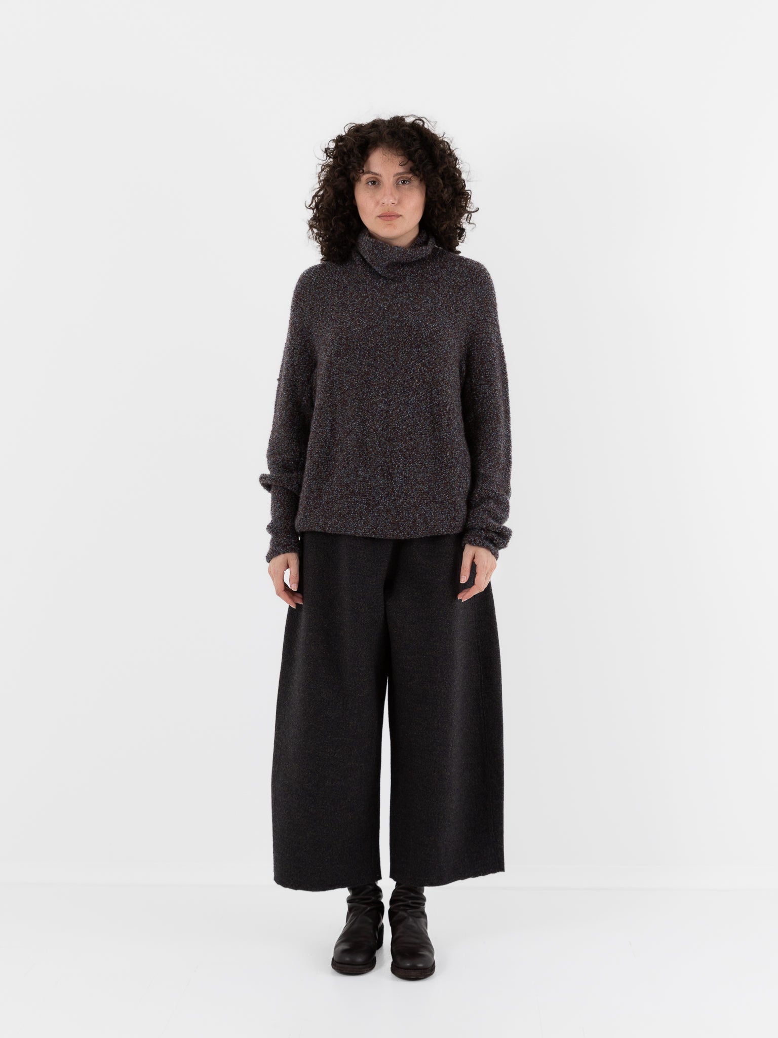 Boboutic Autumn Leaves Sweater in Avio Mix - BOBOUTIC at Worthwhile - shop SWEATER