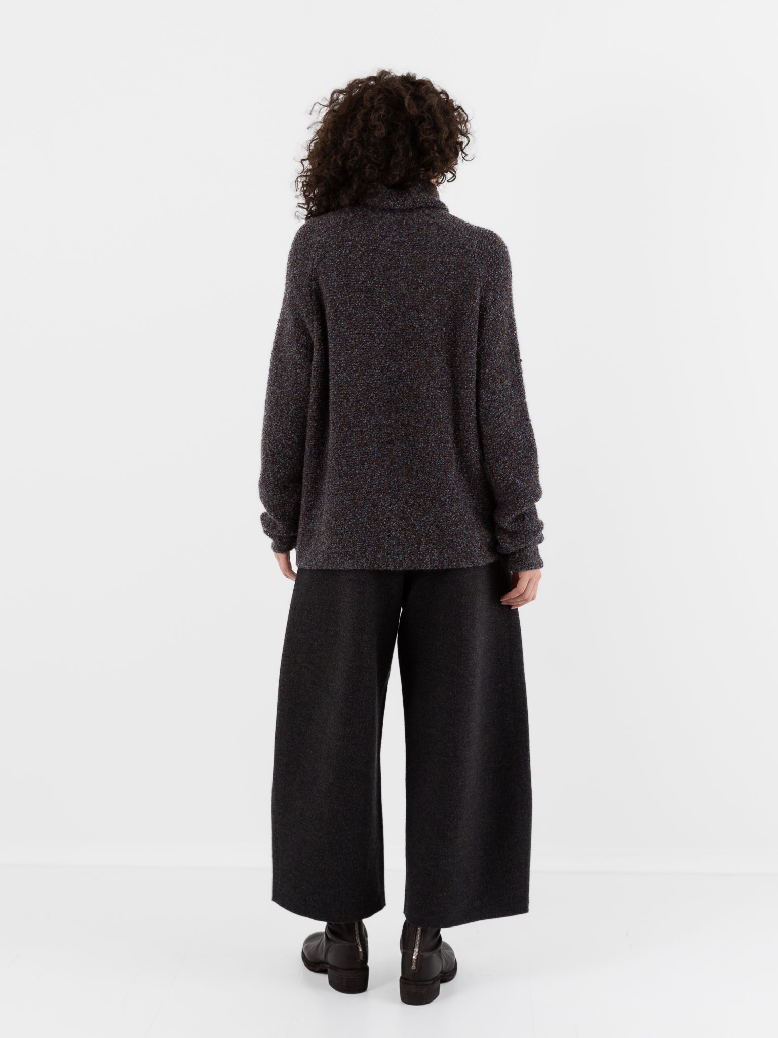 Boboutic Autumn Leaves Sweater in Avio Mix - BOBOUTIC at Worthwhile - shop SWEATER