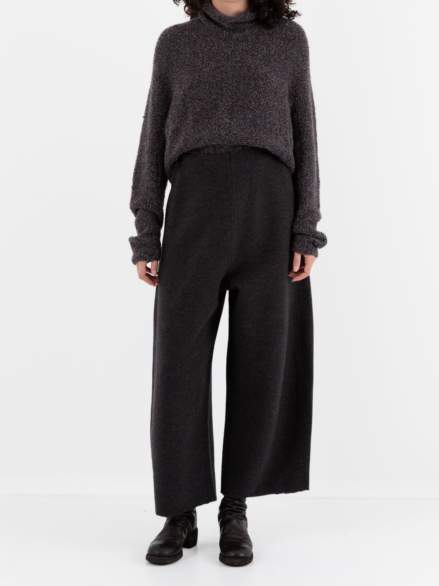 Boboutic Wool Lane Trousers in Blue & Green Mix - BOBOUTIC at Worthwhile - shop PANT
