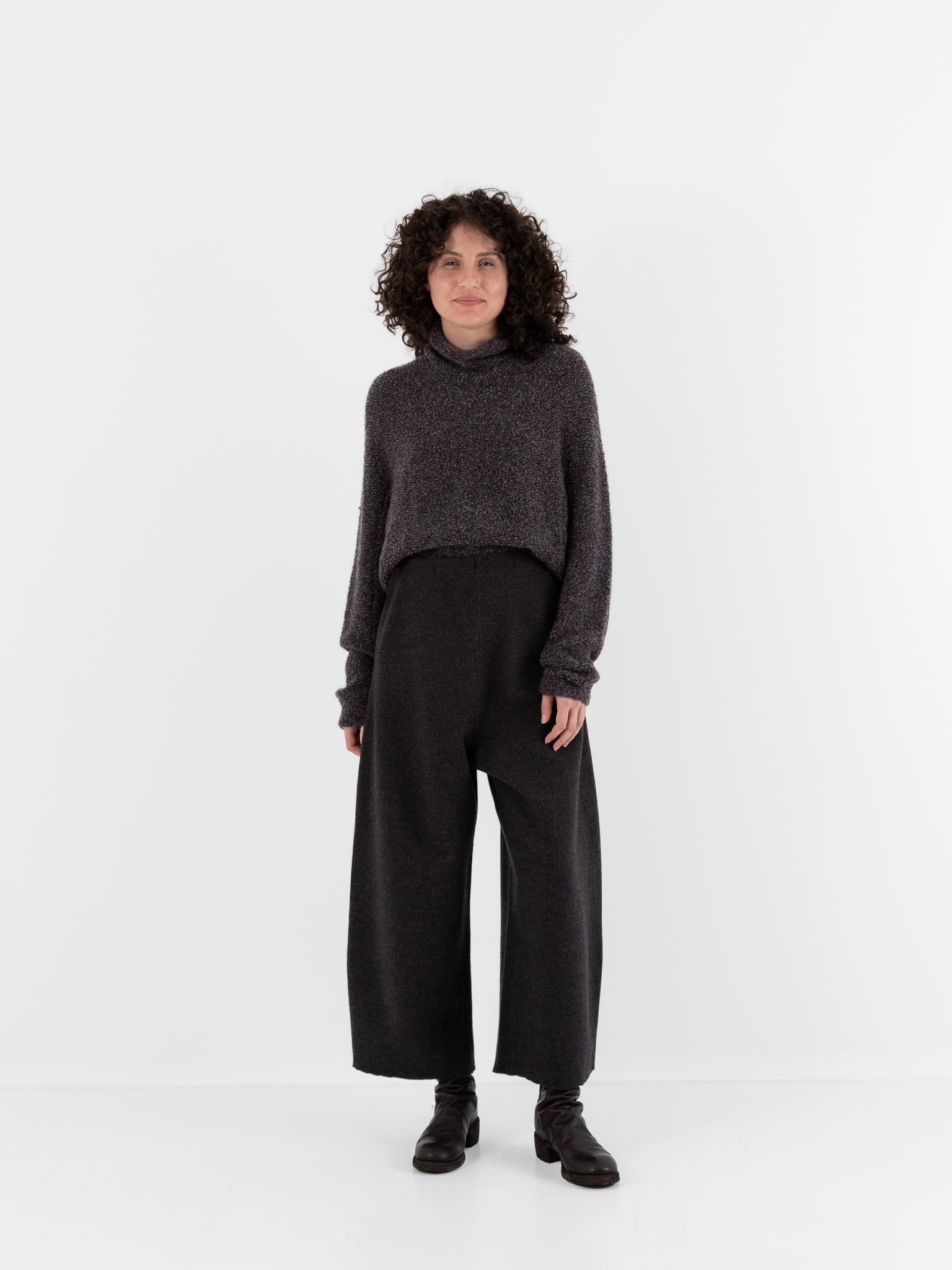 Boboutic Wool Lane Trousers in Blue & Green Mix - BOBOUTIC at Worthwhile - shop PANT