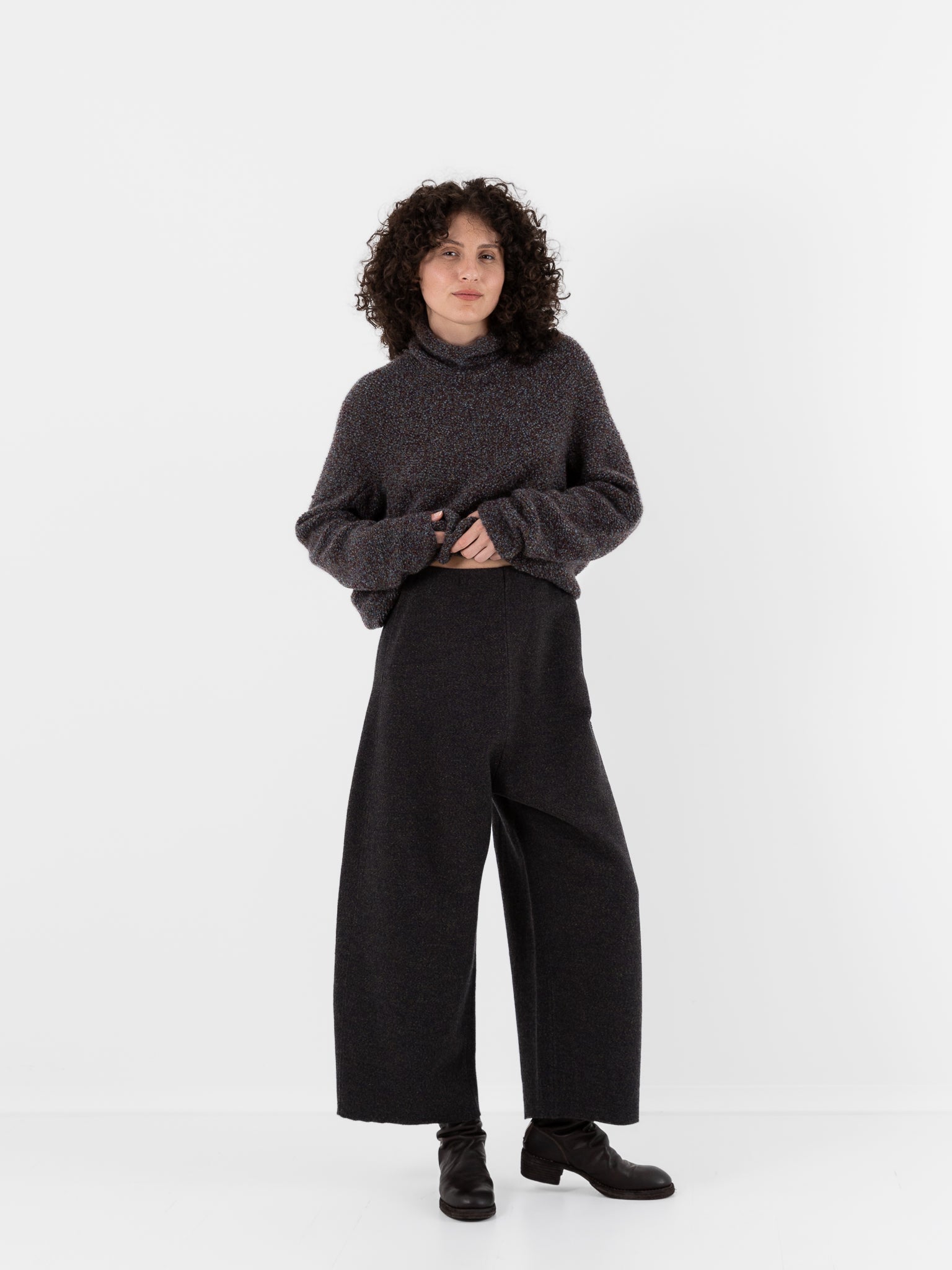 Boboutic Wool Lane Trousers in Blue & Green Mix - BOBOUTIC at Worthwhile - shop PANT