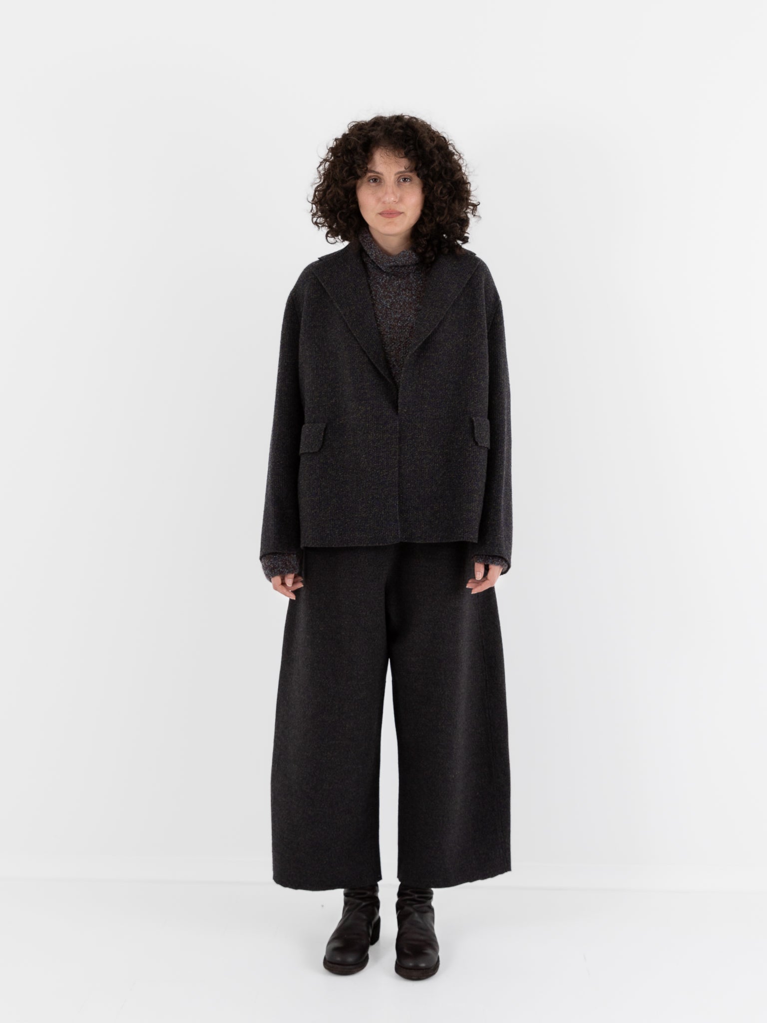 Boboutic Wool Lane Jacket in Blue & Green Mix - BOBOUTIC at Worthwhile - shop JACKET