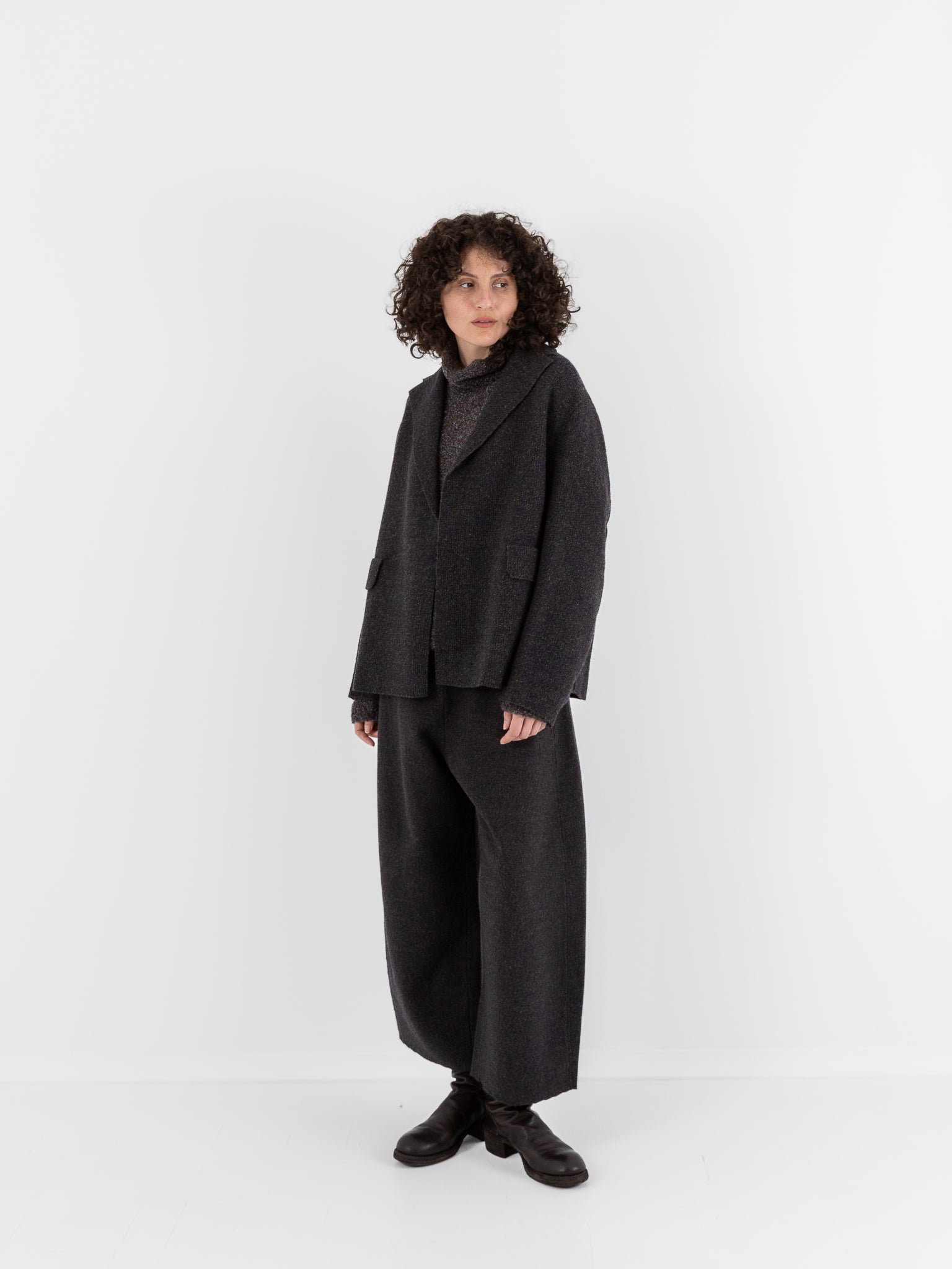 Boboutic Wool Lane Jacket in Blue & Green Mix - BOBOUTIC at Worthwhile - shop JACKET