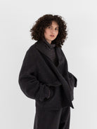 Boboutic Wool Lane Jacket in Blue & Green Mix - BOBOUTIC at Worthwhile - shop JACKET
