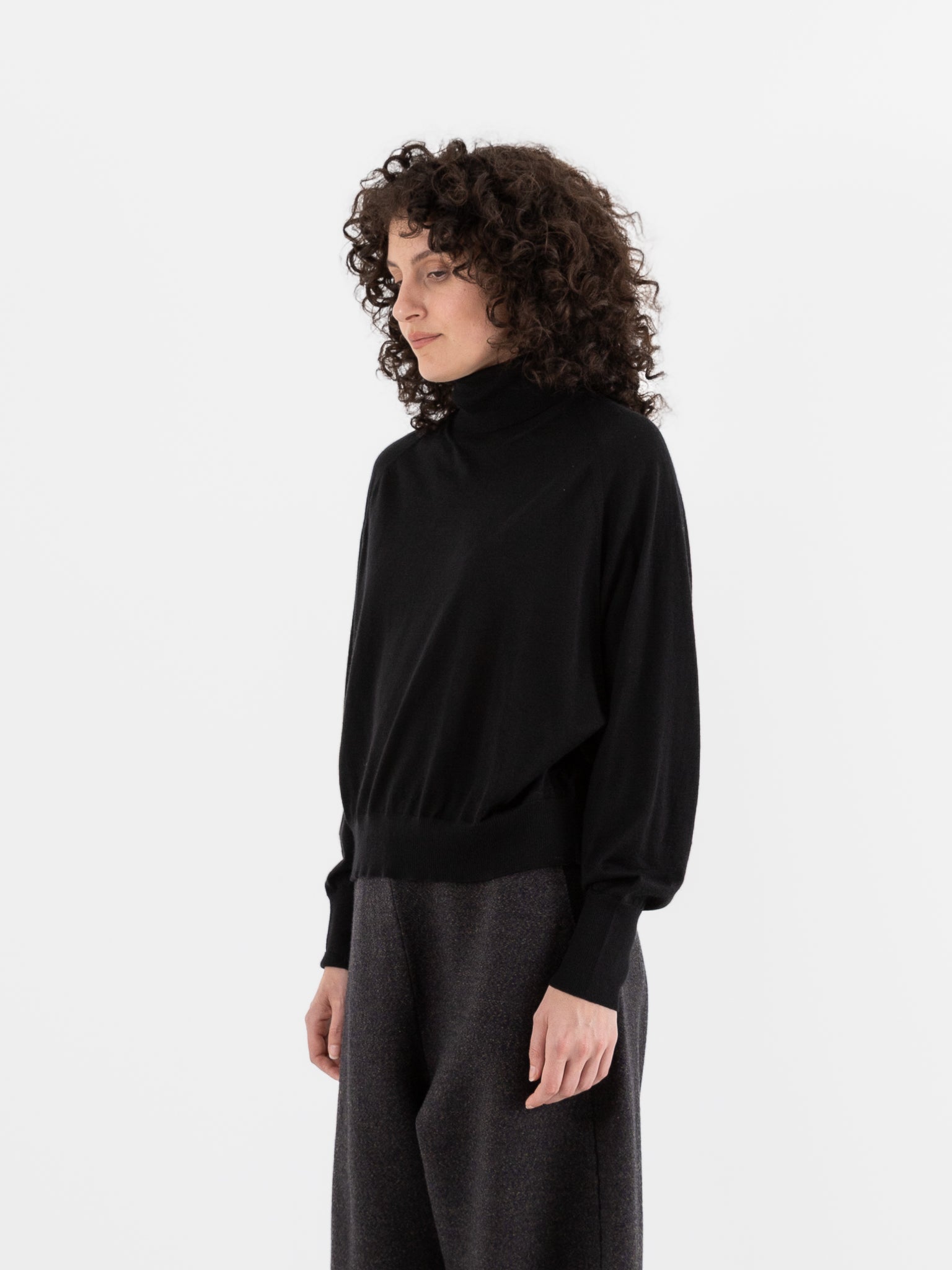 Boboutic Levity Turtleneck in Black - BOBOUTIC at Worthwhile - shop TOP