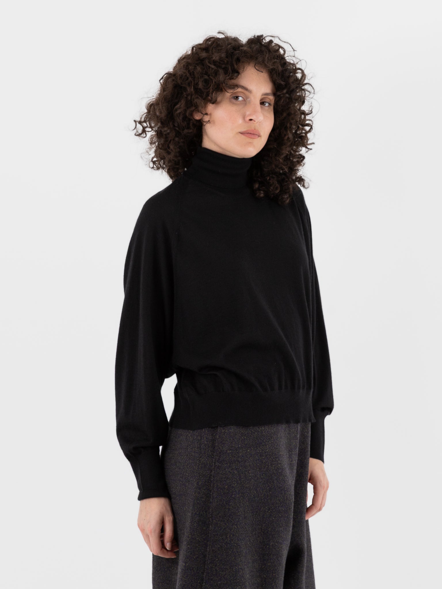 Boboutic Levity Turtleneck in Black - BOBOUTIC at Worthwhile - shop TOP