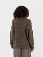 Boboutic Autumn Leaves Sweater in Green - Taupe - BOBOUTIC at Worthwhile - shop SWEATER