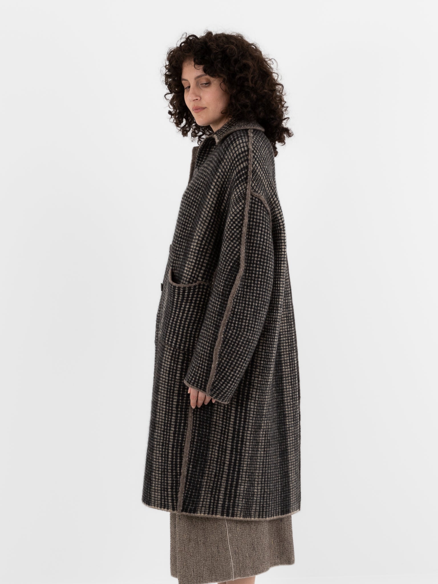 Boboutic Bob's Inside Out Coat in Natural & Brown - BOBOUTIC at Worthwhile - shop COAT