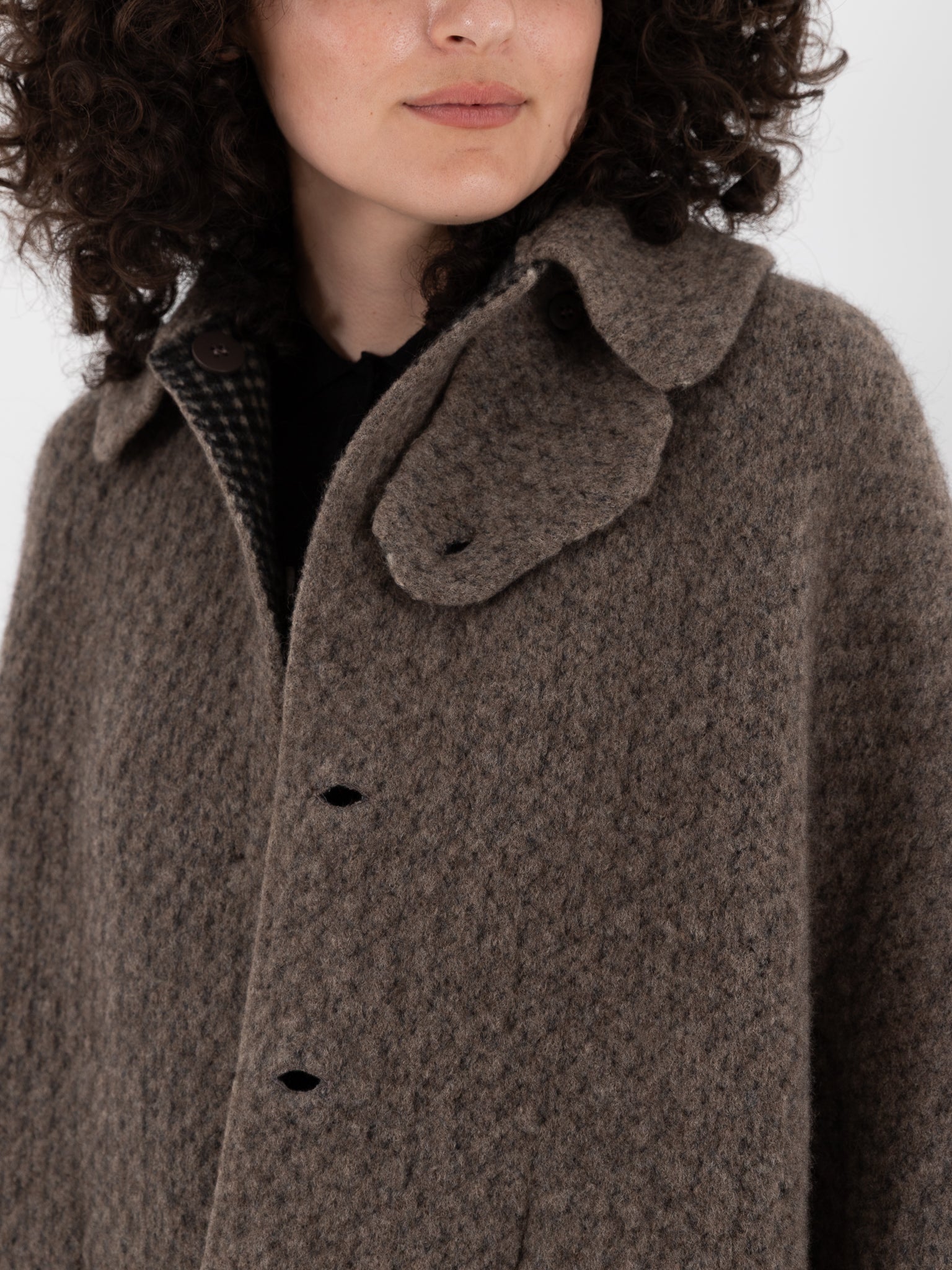 Boboutic Bob's Inside Out Coat in Natural & Brown - BOBOUTIC at Worthwhile - shop COAT