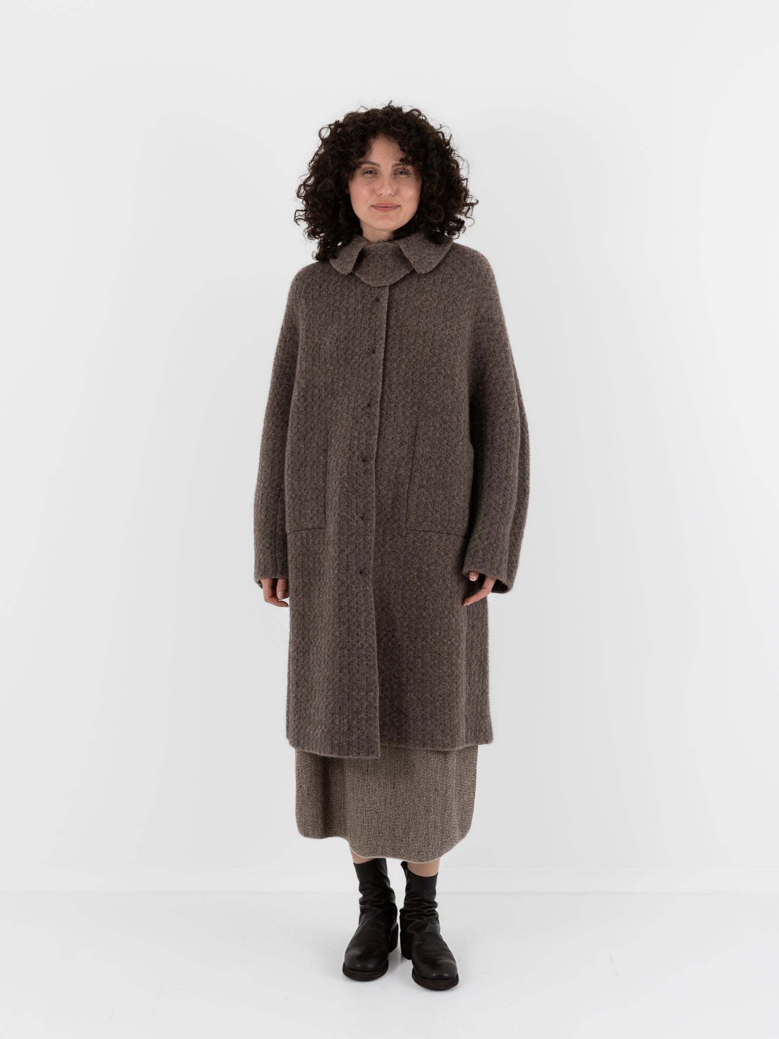 Boboutic Bob's Inside Out Coat in Natural & Brown - BOBOUTIC at Worthwhile - shop COAT