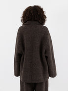 Boboutic Bob's Texture Double Breasted Jacket in Brown & Taupe - BOBOUTIC at Worthwhile - shop JACKET