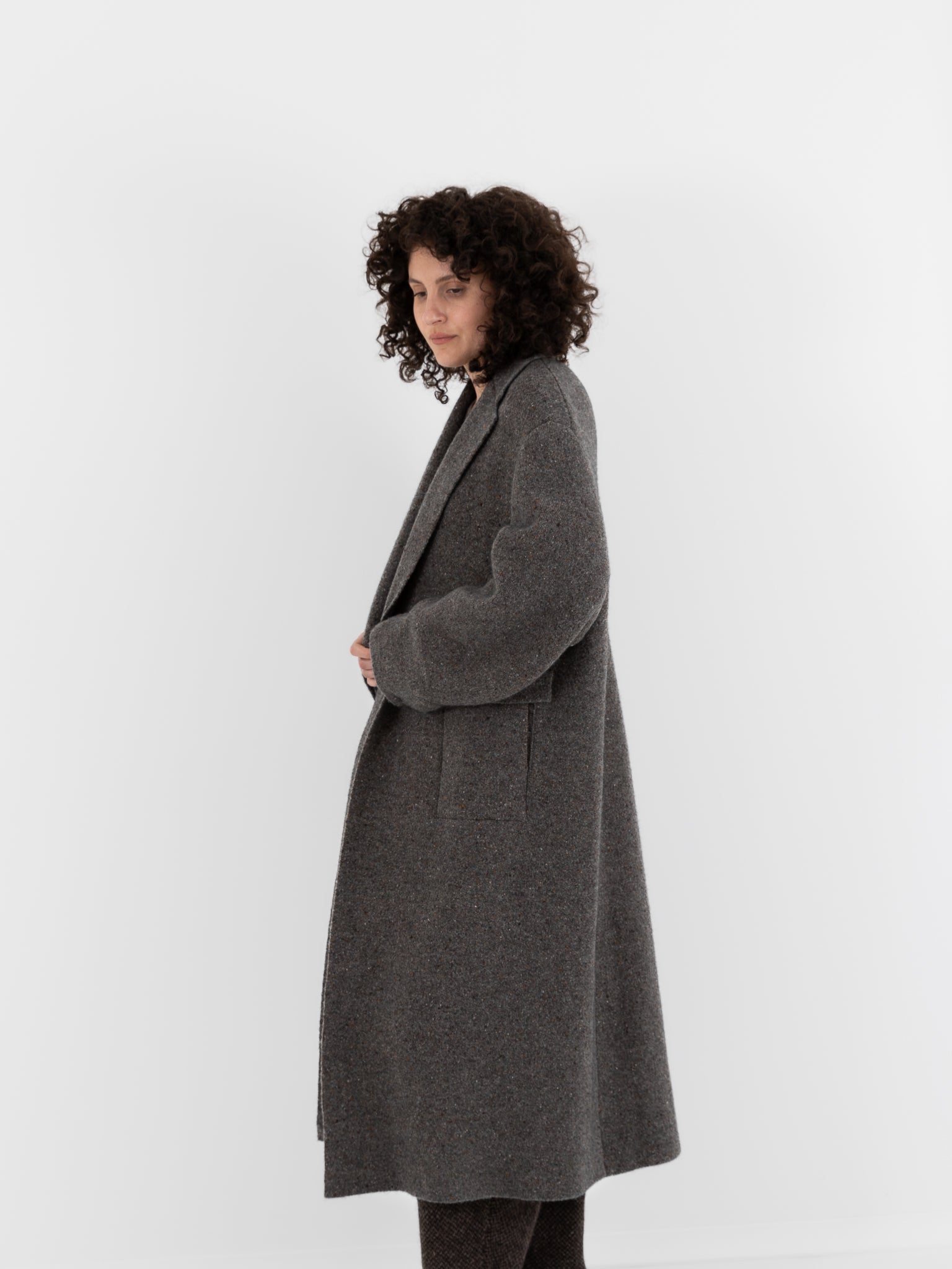 Boboutic Comparatio Long Coat in Gray - BOBOUTIC at Worthwhile - shop COAT