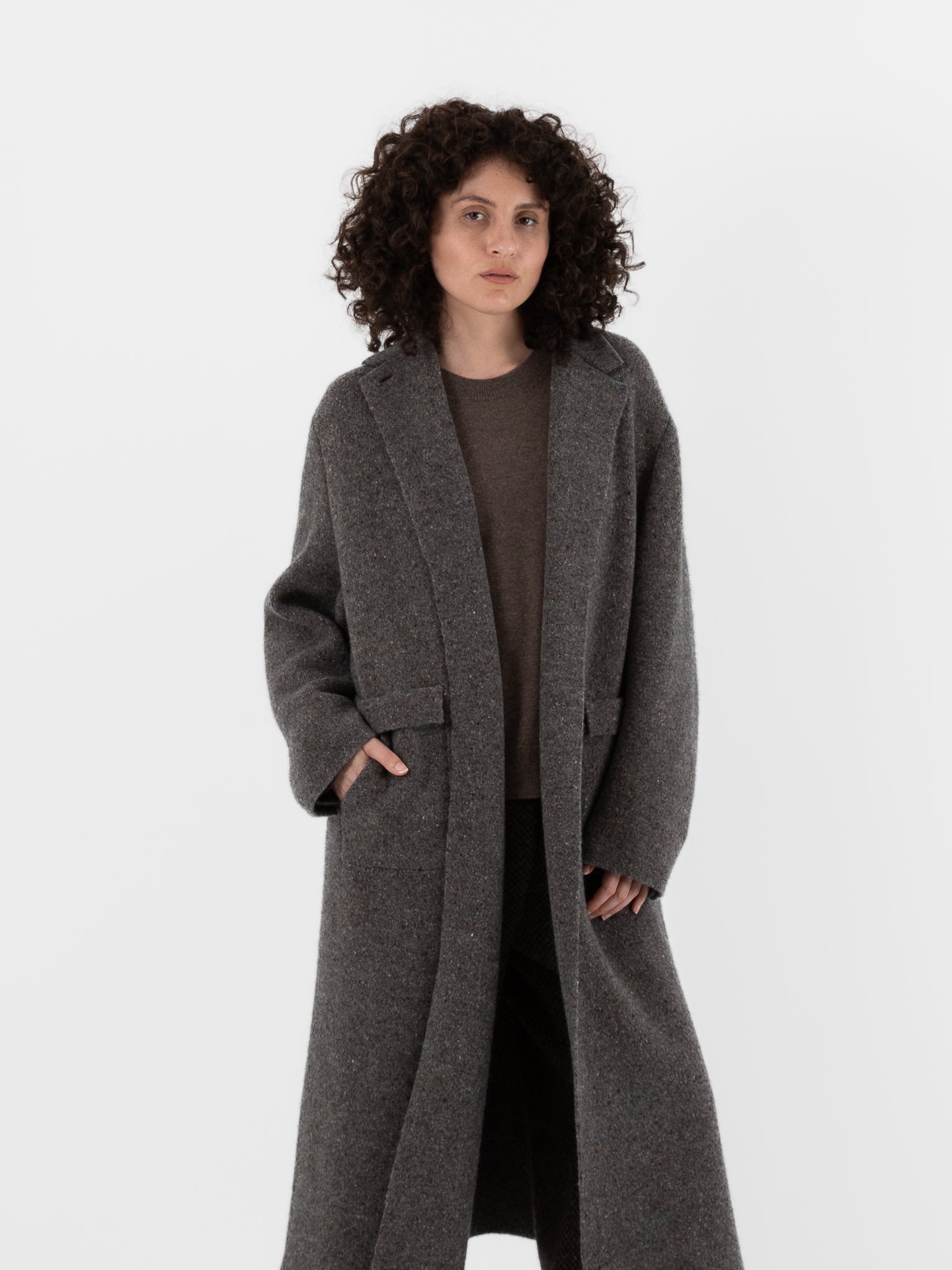 Boboutic Comparatio Long Coat in Gray - BOBOUTIC at Worthwhile - shop COAT