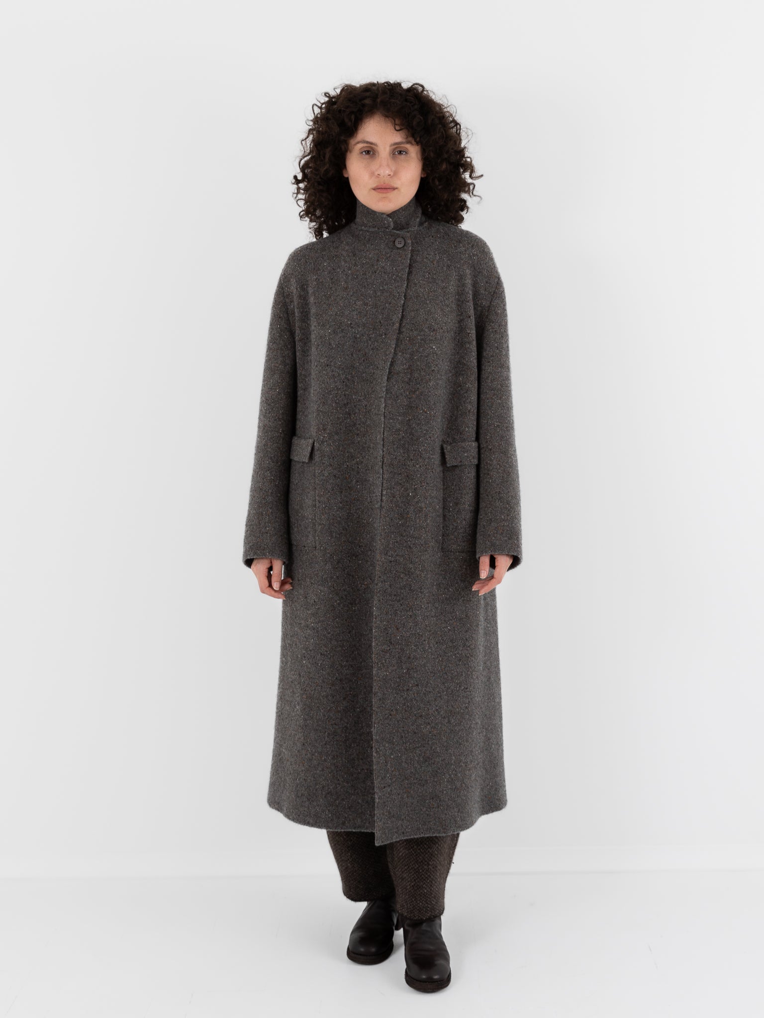 Boboutic Comparatio Long Coat in Gray - BOBOUTIC at Worthwhile - shop COAT