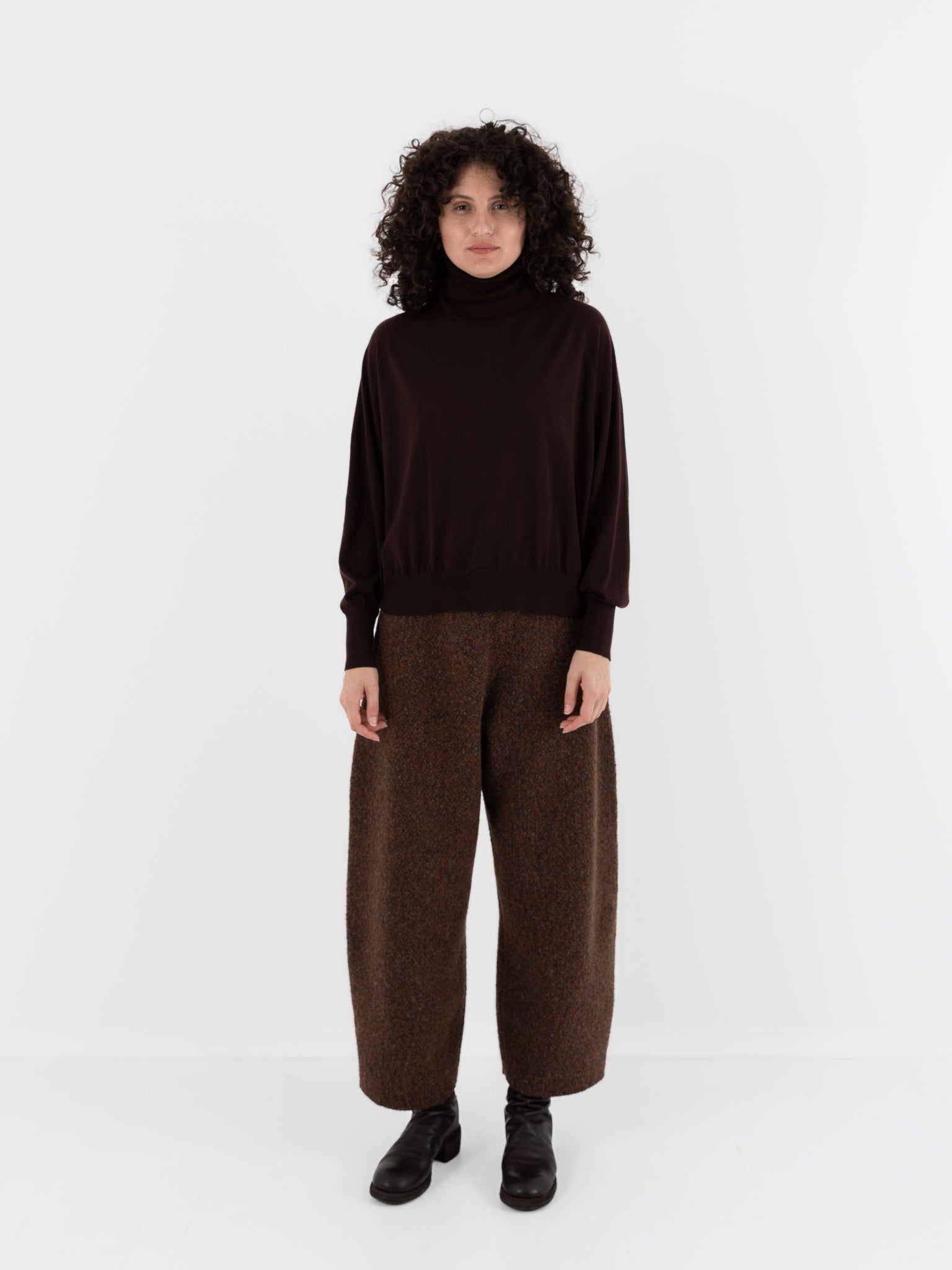 Boboutic Levity Turtleneck in Brown - BOBOUTIC at Worthwhile - shop TOP