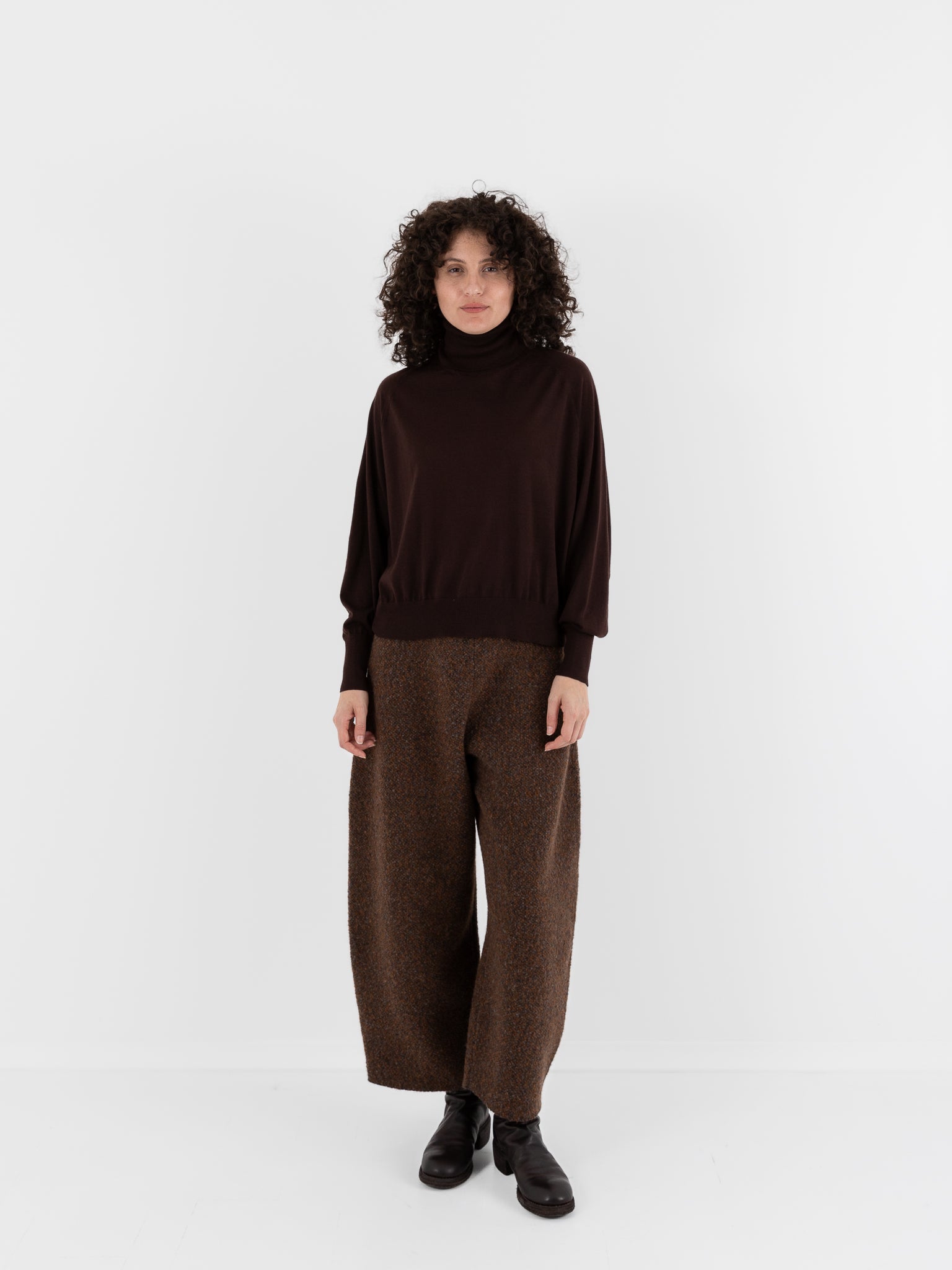 Boboutic Levity Turtleneck in Brown - BOBOUTIC at Worthwhile - shop TOP