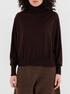 Boboutic Levity Turtleneck in Brown - BOBOUTIC at Worthwhile - shop TOP