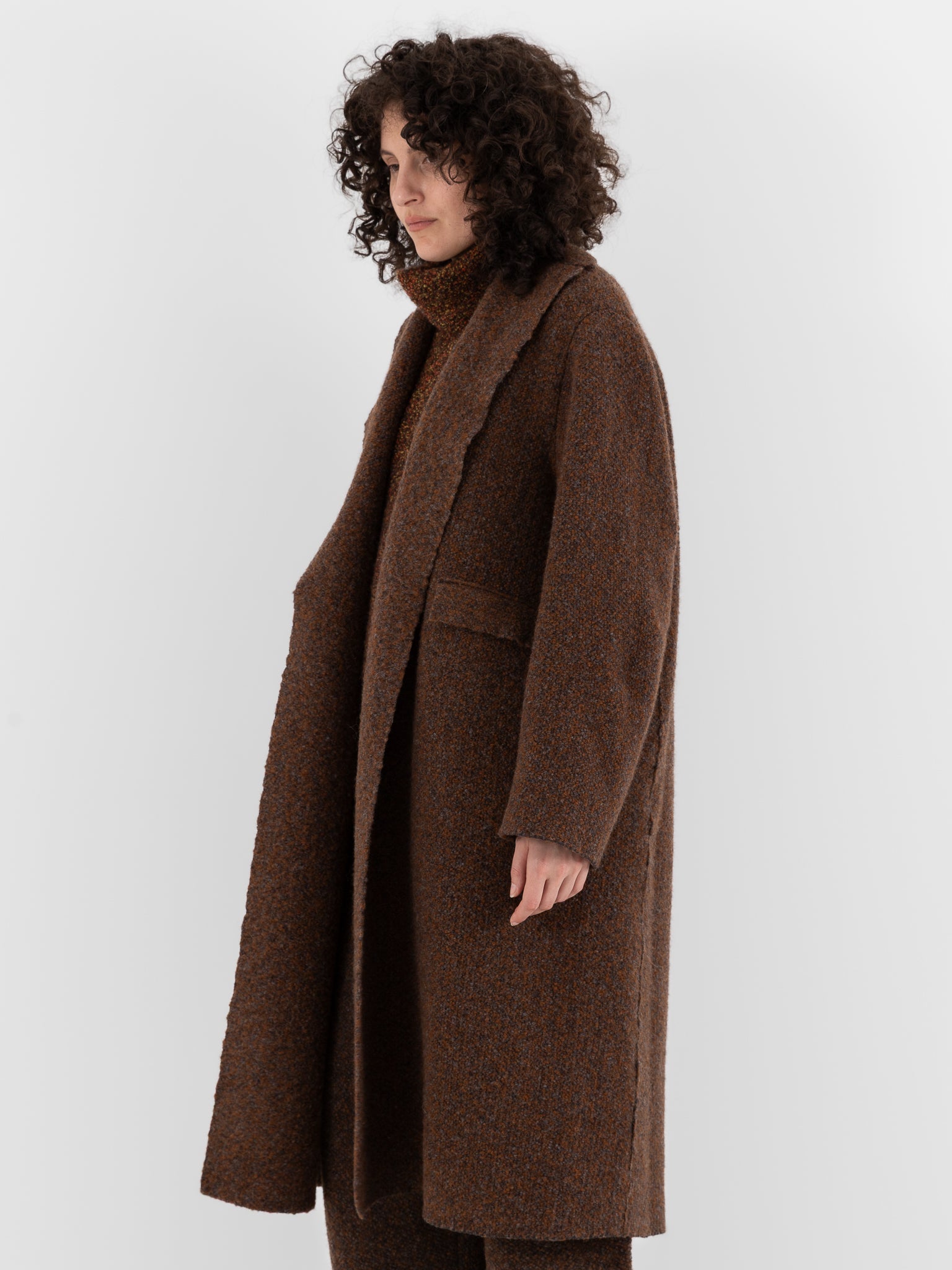 Boboutic Binomium Coat in Gray & Tobacco - BOBOUTIC at Worthwhile - shop COAT