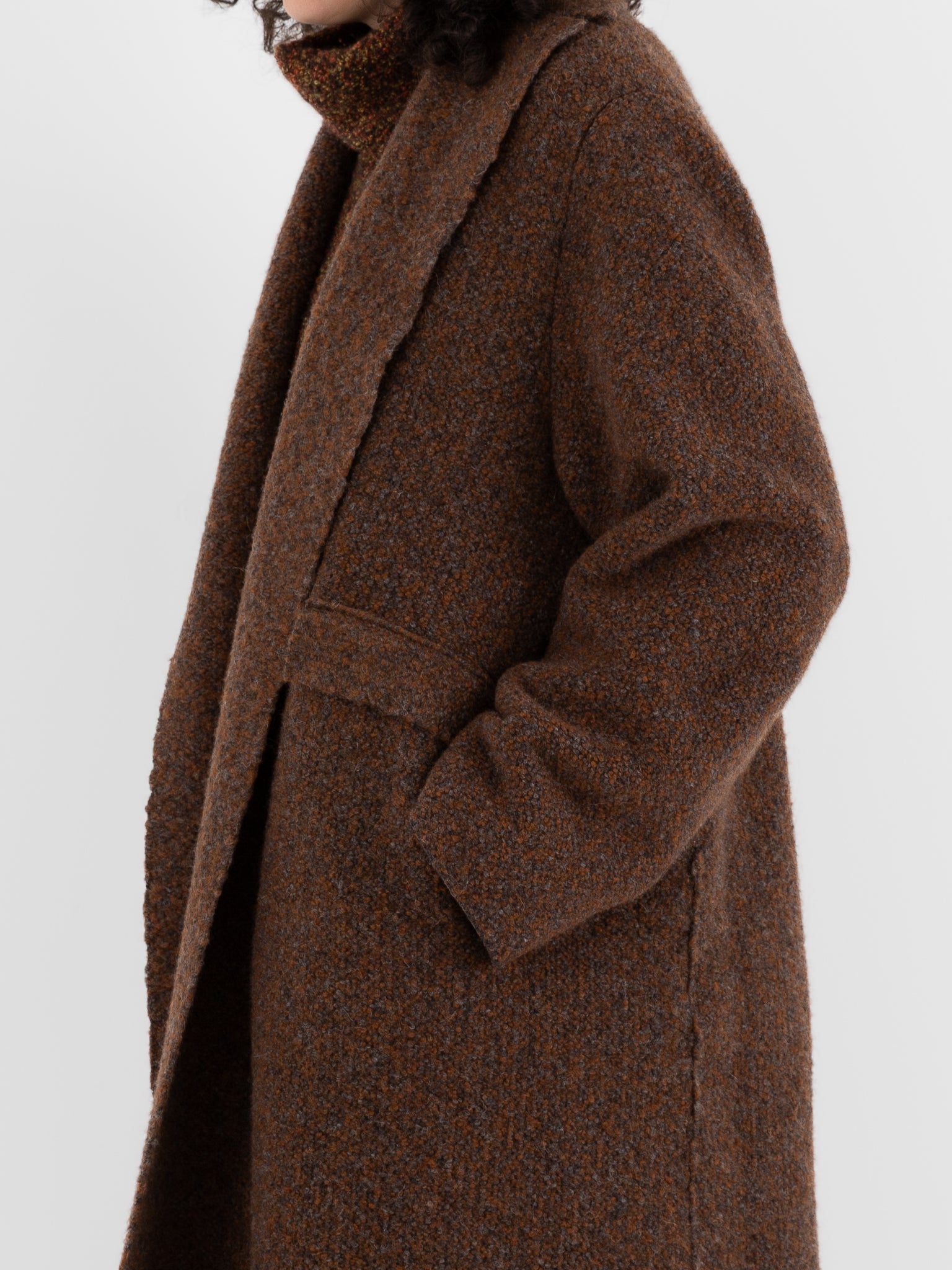 Boboutic Binomium Coat in Gray & Tobacco - BOBOUTIC at Worthwhile - shop COAT