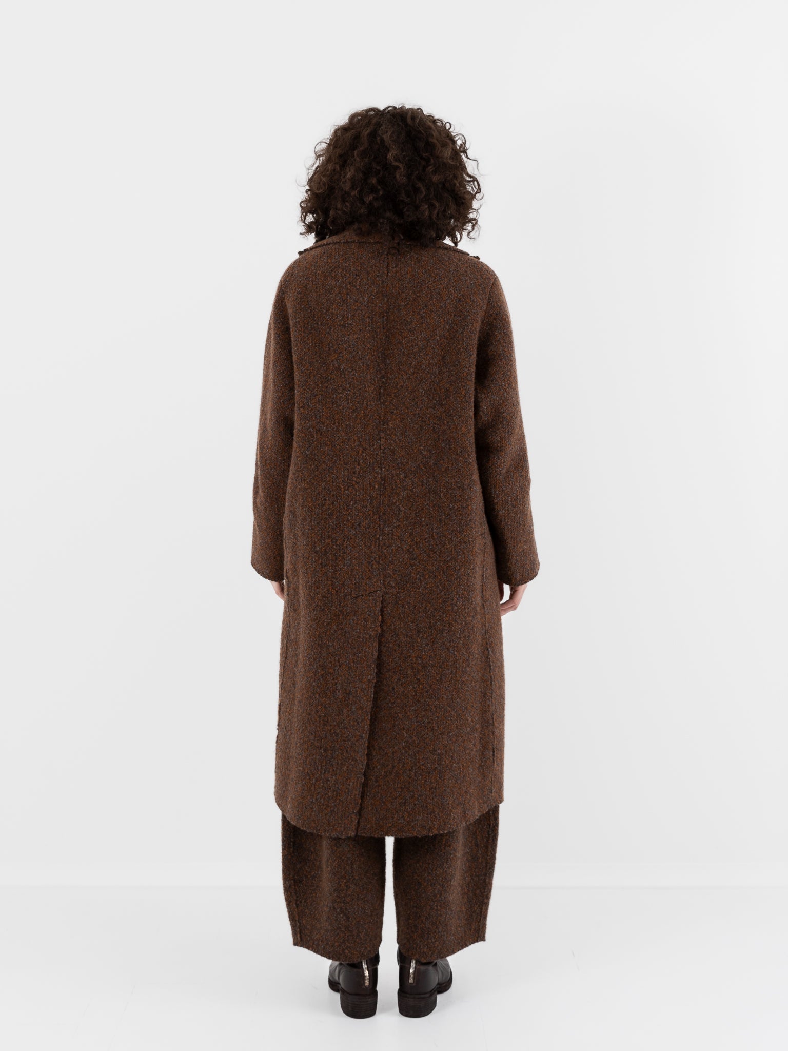 Boboutic Binomium Coat in Gray & Tobacco - BOBOUTIC at Worthwhile - shop COAT